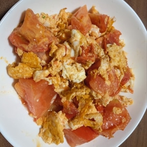 中国家庭料理の定番 トマト玉子炒め 西紅柿炒鶏蛋 レシピ 作り方 By はかせ55 楽天レシピ